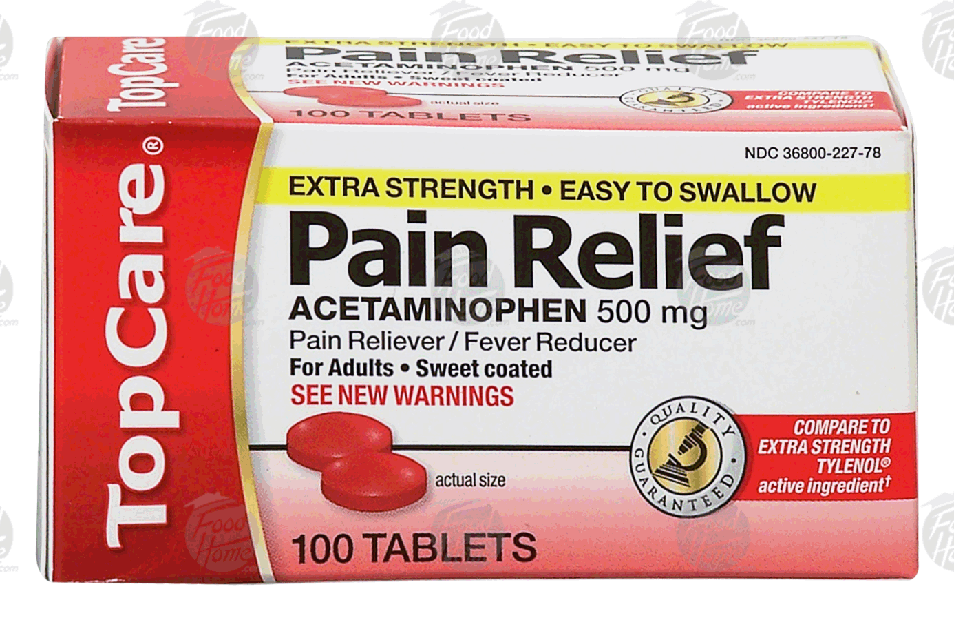 Top Care  acetaminophen 500-mg tablets Full-Size Picture